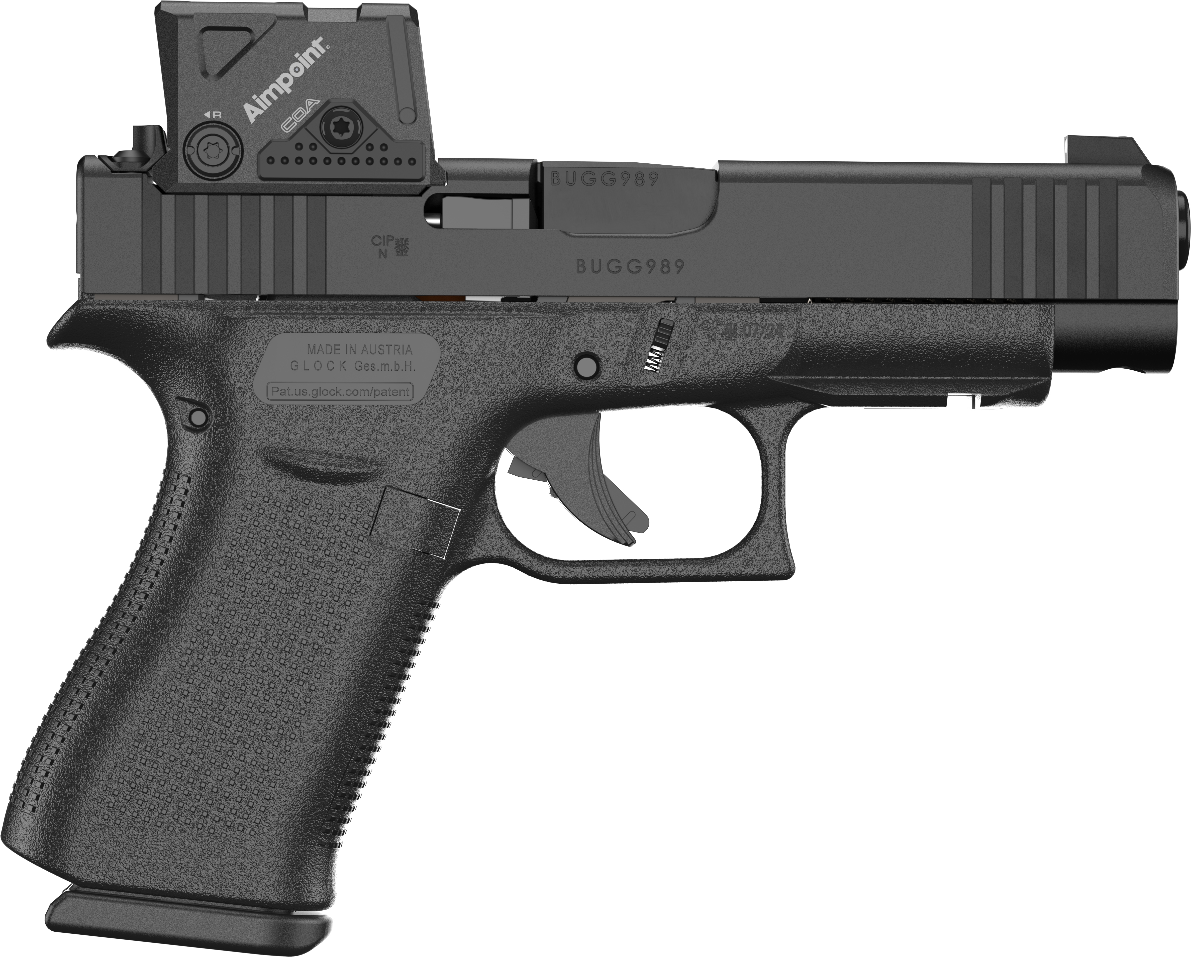  GLOCK Handgun G48 Gen5 A-Cut (MOS 08/FS/Combo)