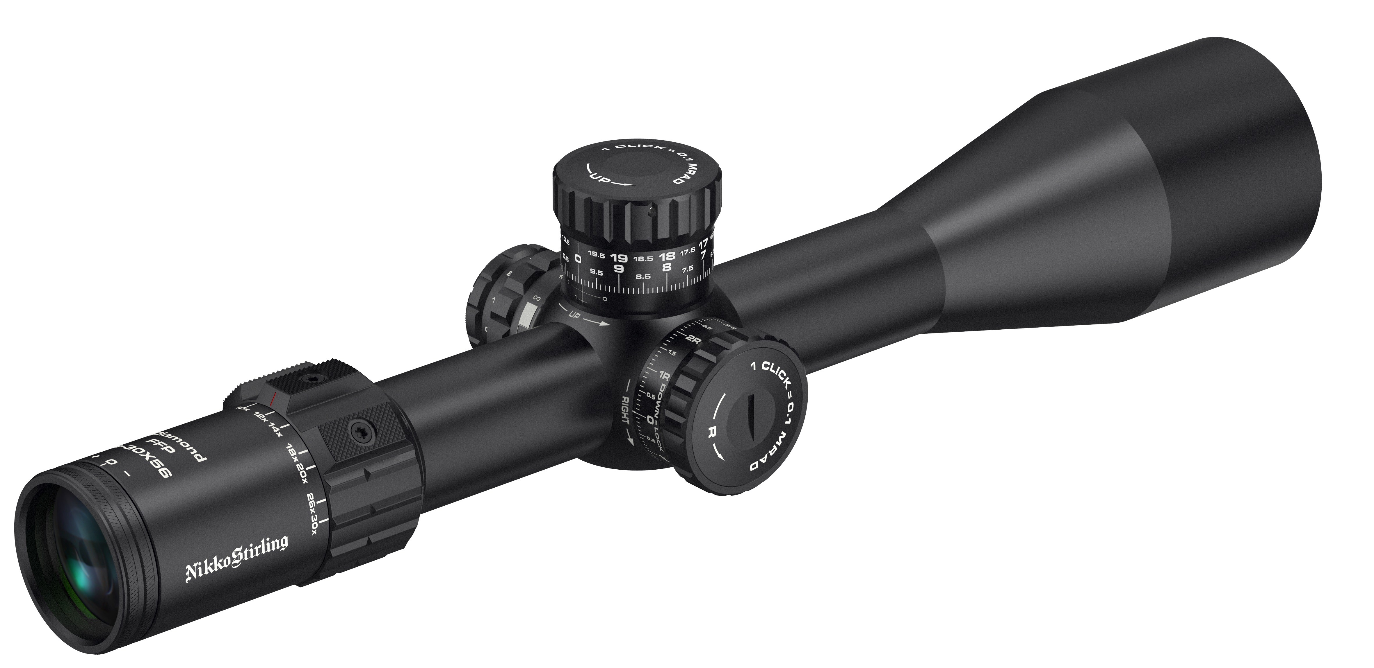 NIKKO STIRLING Rifle Scope Diamond FFP 34mm IR 5-30x56 MRAD XTR