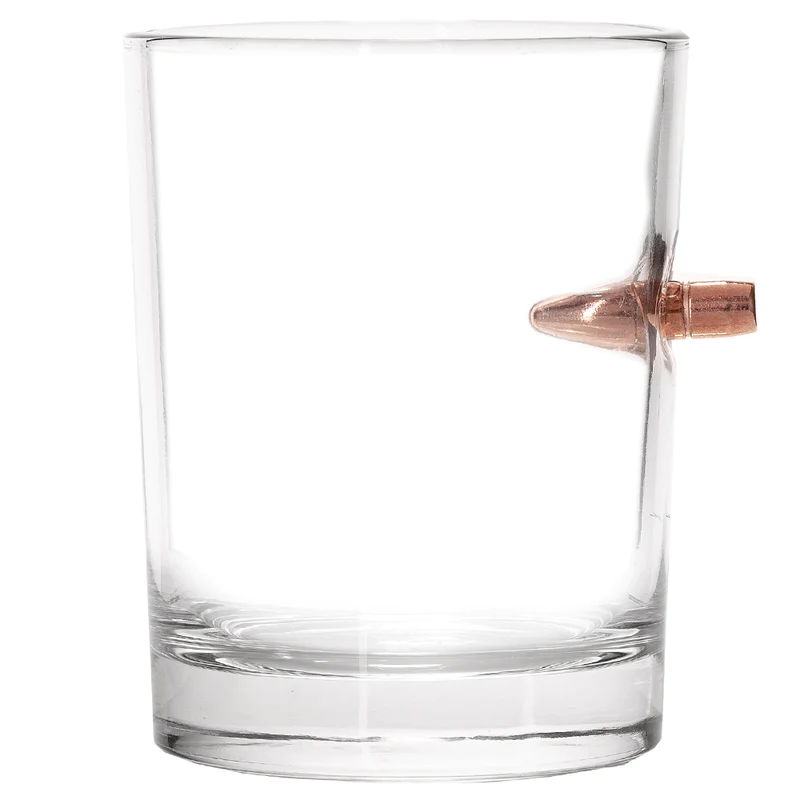 LUCKY SHOT Bullet Whiskey Glass .308