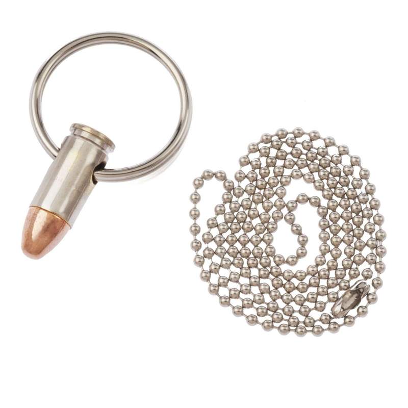 LUCKY SHOT Bullet Keychain - 9mm