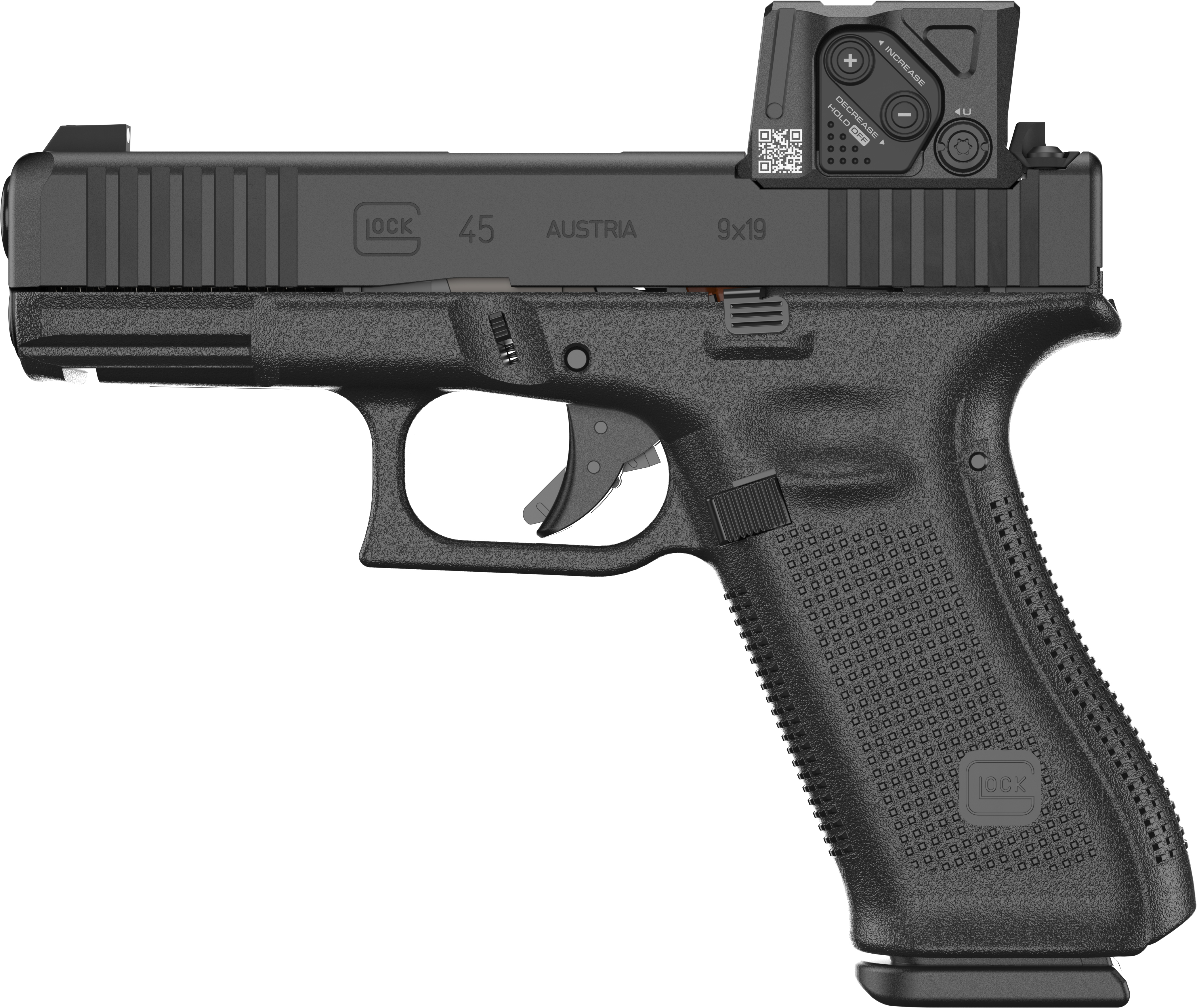 GLOCK Handgun G45 Gen5 A-Cut (MOS 08/FS/Combo)