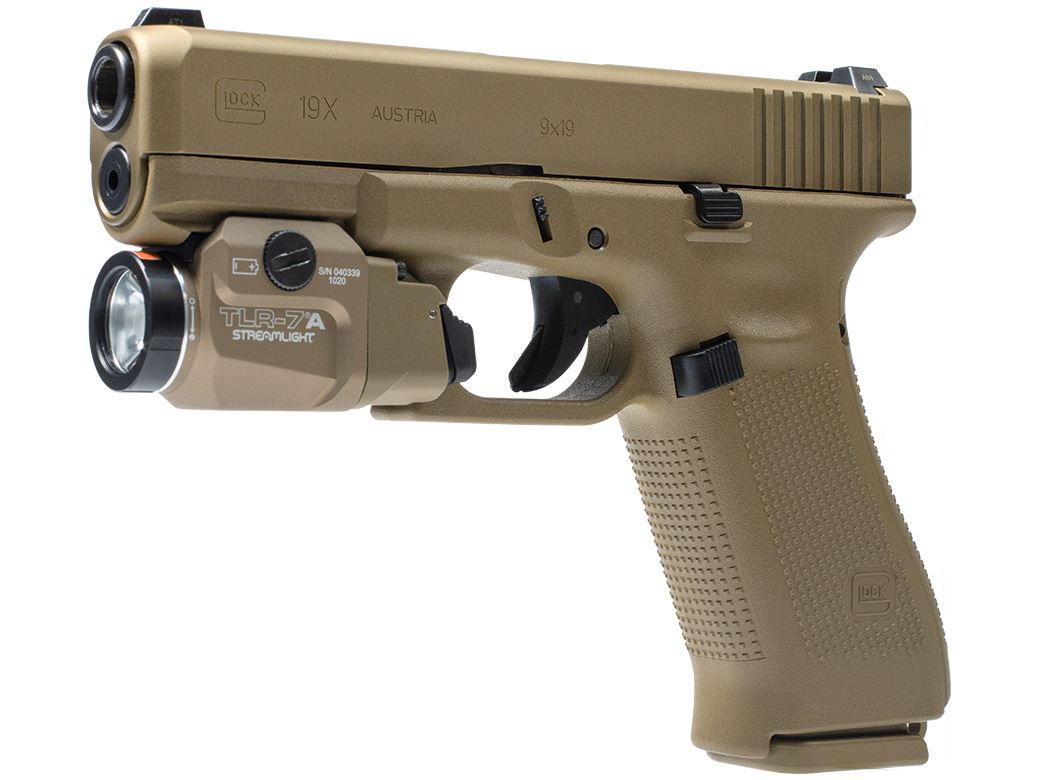Glock Handgun 19X Coyote Combo Streamlight
