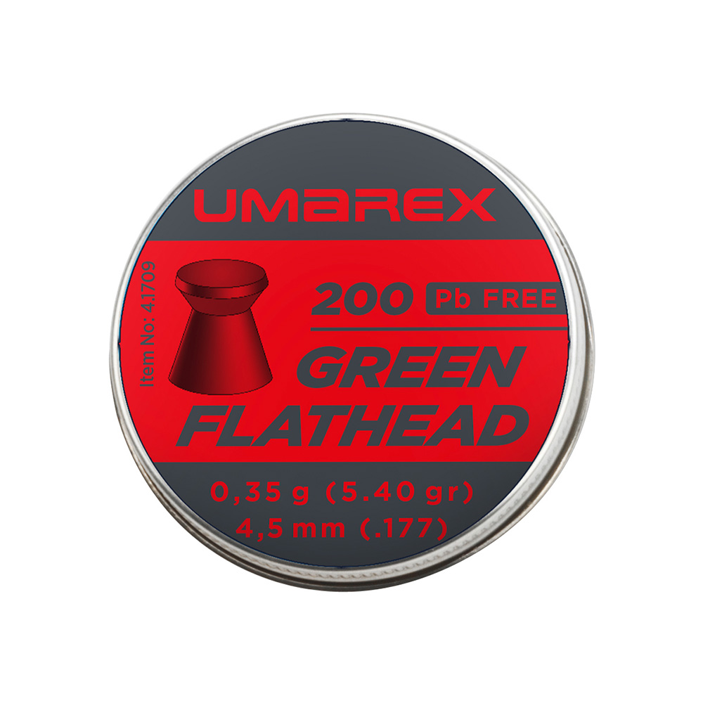 UMAREX Pellet Green Flathead 4.5 mm 0.35g 200pcs