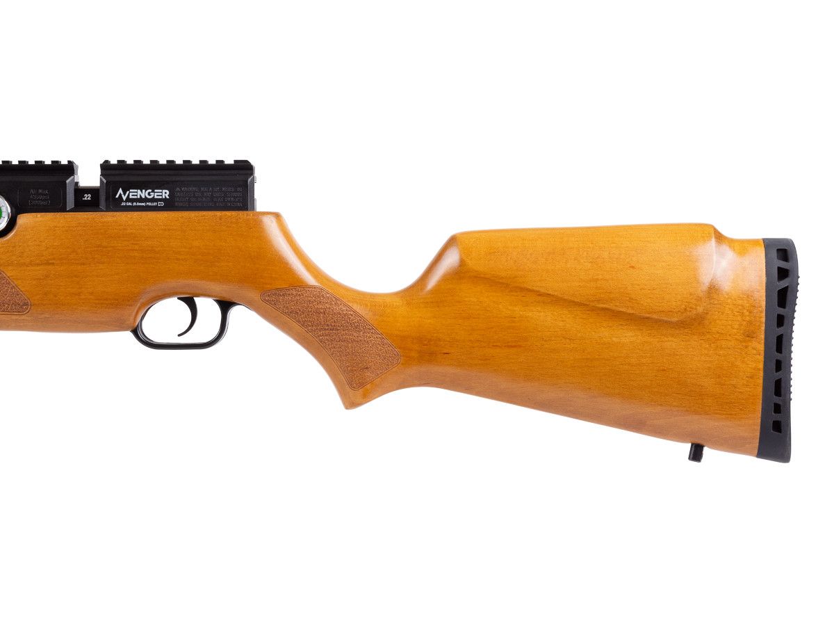 AIR VENTURI PCP Rifle Avenger Wood Stock | 6.35mm .25cal | SW10823.2